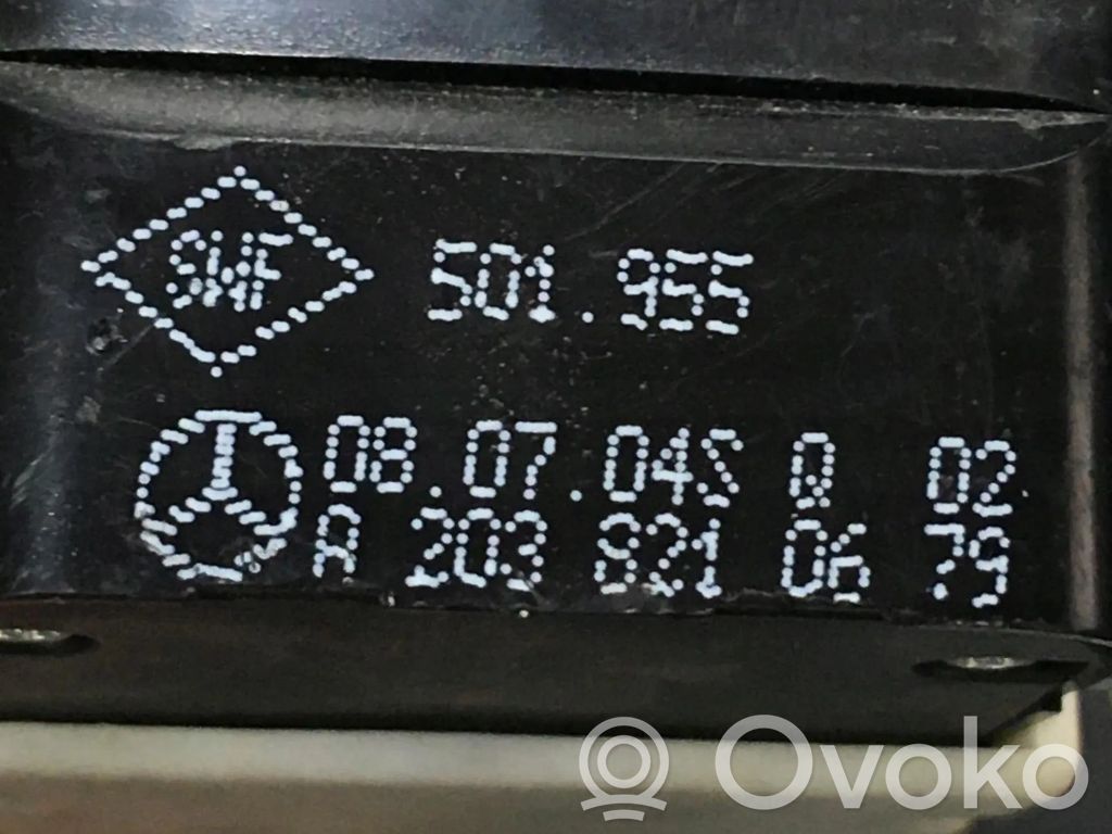 Mercedes-Benz C W203 Przełącznik / Przycisk otwierania szyb 