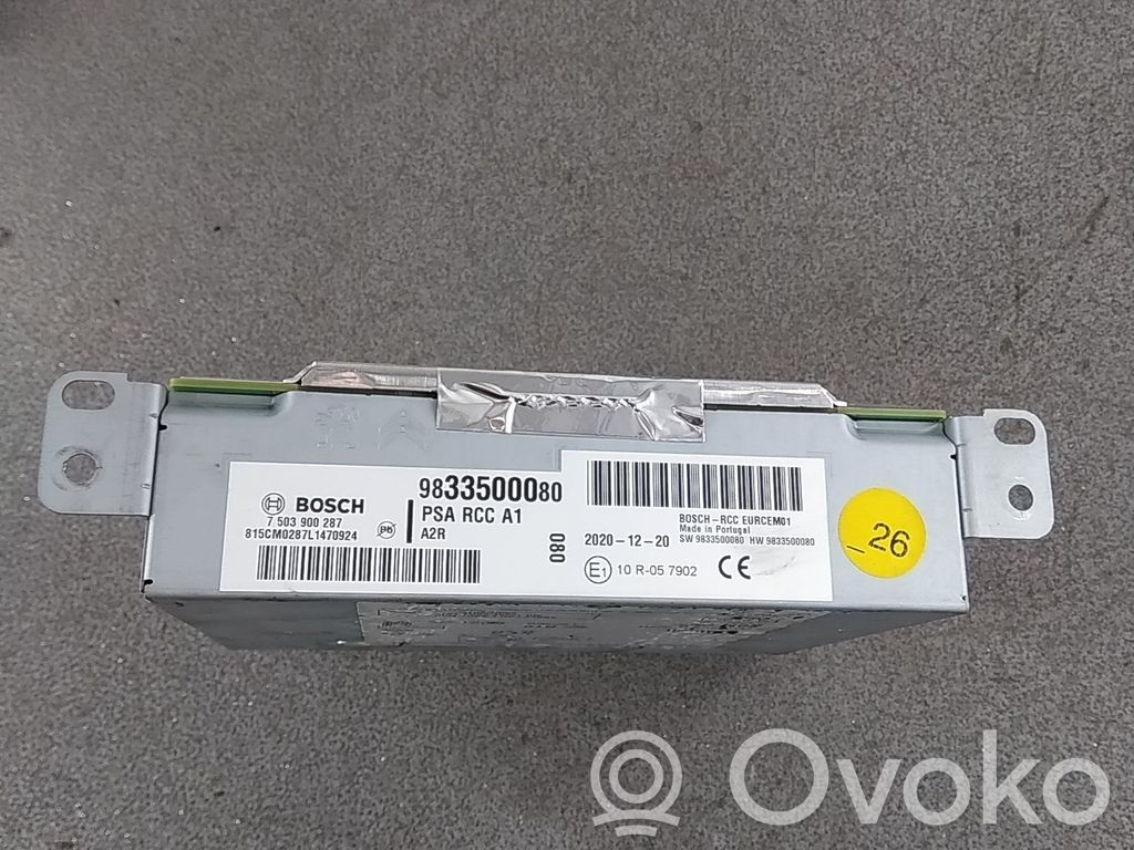 Citroen C3 Moduł / Sterownik GPS 