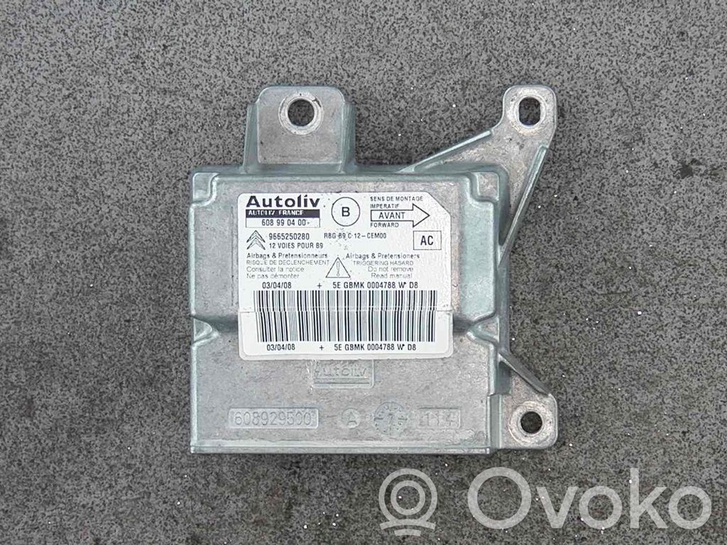 Citroen Berlingo Airbag control unit/module 
