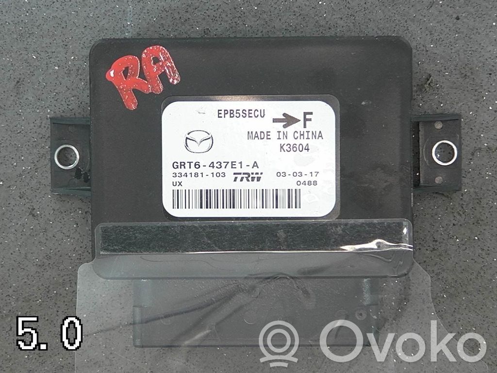 Mazda 6 Other control units/modules 