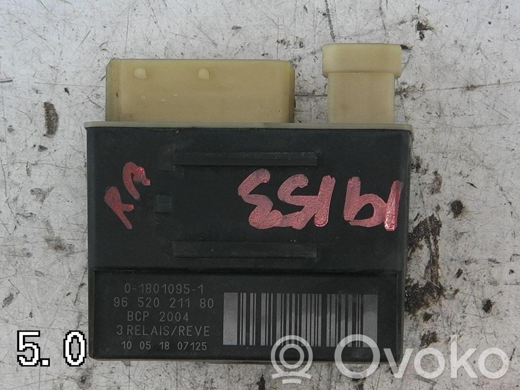 Citroen DS3 Glow plug pre-heat relay 