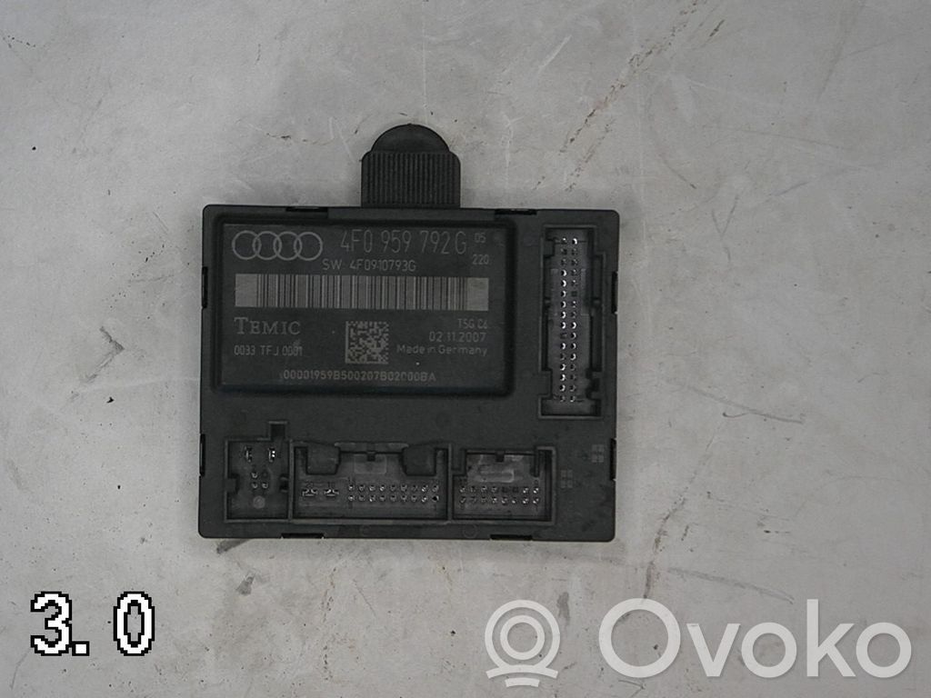 Audi A6 S6 C6 4F Comfort/convenience module 