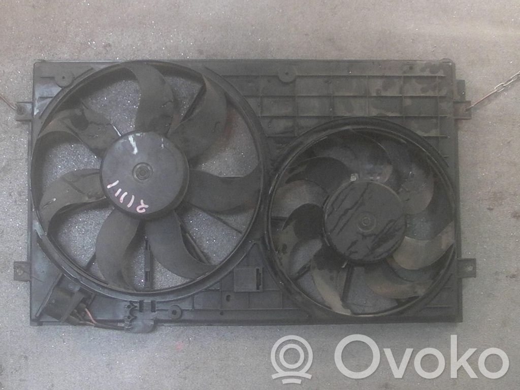 Skoda Octavia Mk2 (1Z) Elektryczny wentylator chłodnicy 