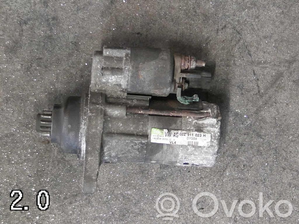 Starteris   254442,02Z911023FX,02Z911023H,02Z911023HX,02Z911024J,02Z911024JX,02Z91103H,D7GS8,TS18E1