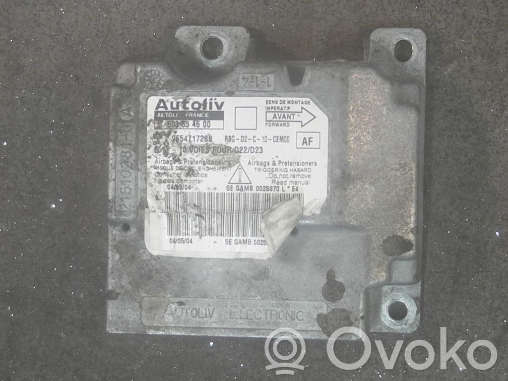 Peugeot 407 Sterownik / Moduł Airbag 