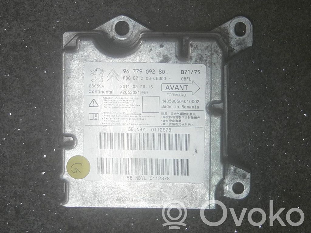 Citroen C4 II Airbag control unit/module 