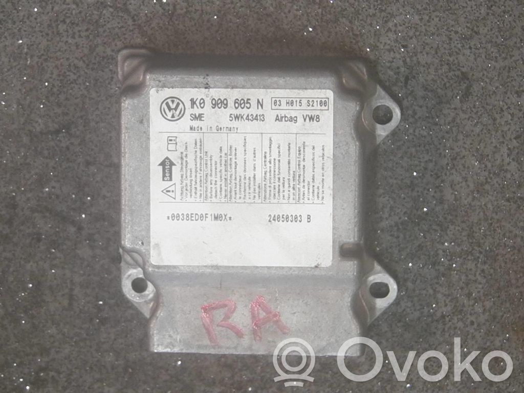 Volkswagen Golf V Unitate/modul de comandă airbaguri 