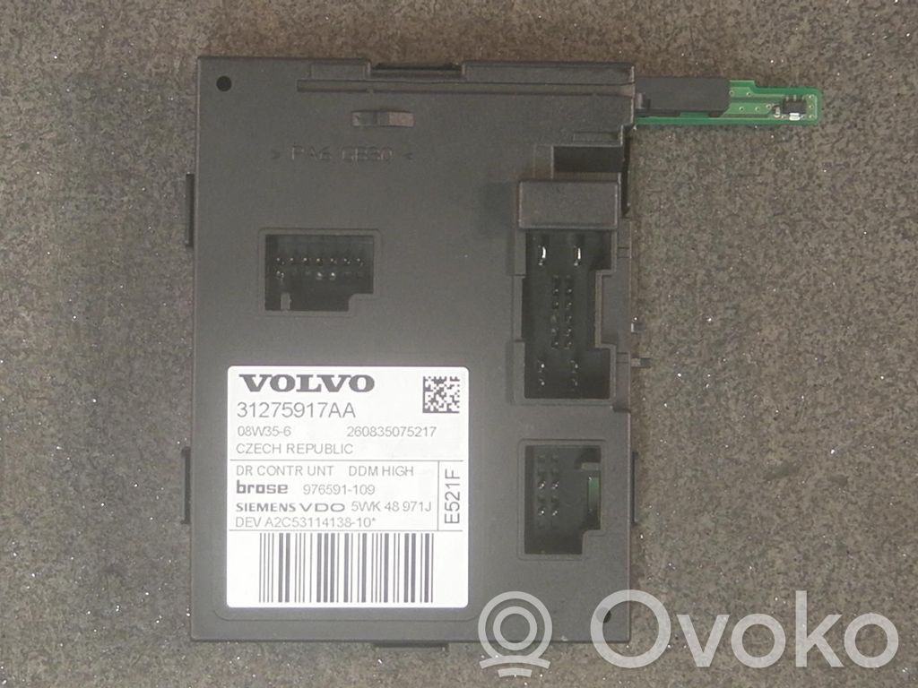 Autres unités de commande / modules   31275917AA