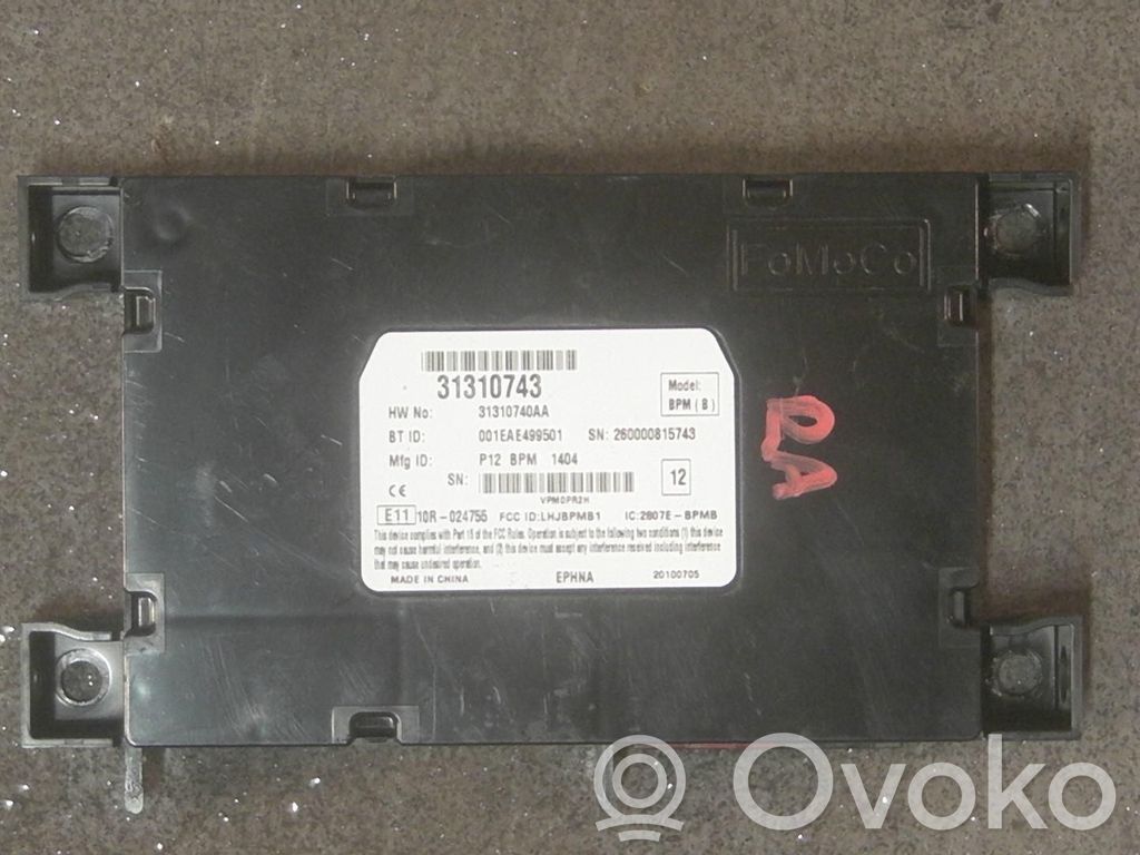 Other control units/modules   31310743BLUETOOTH