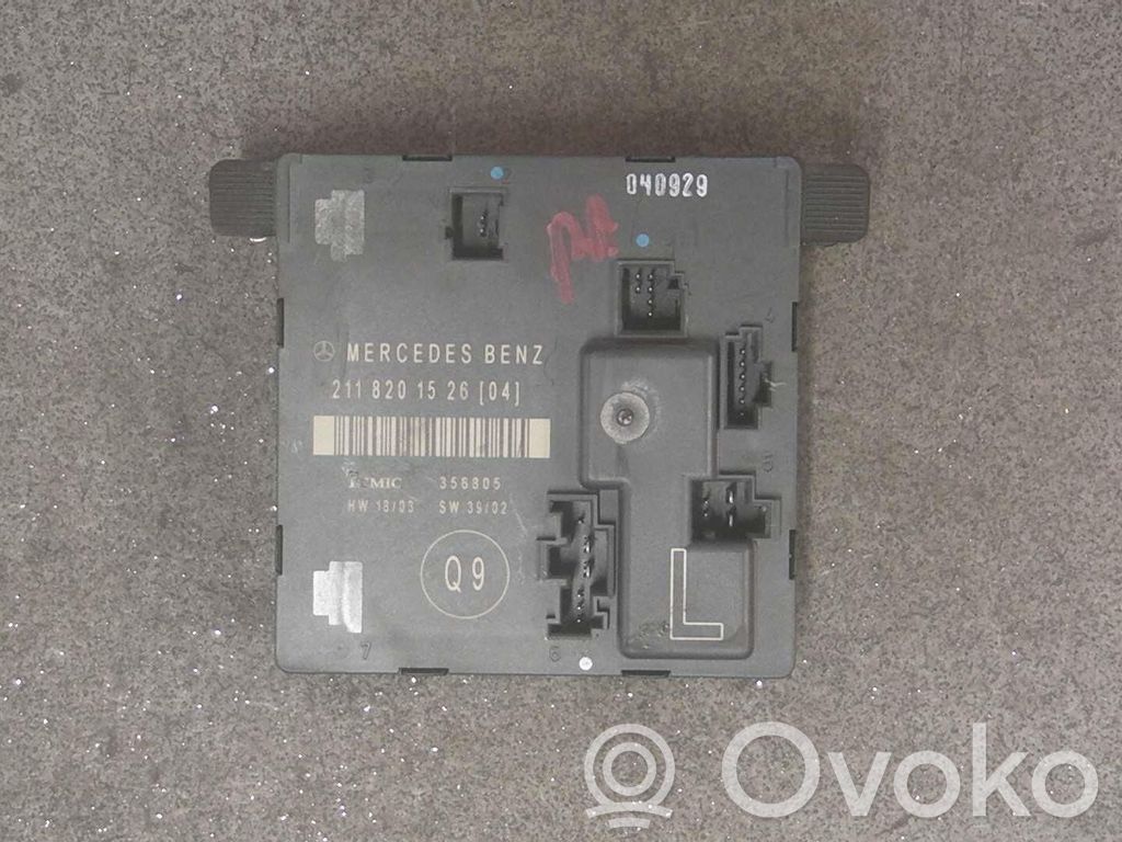 Mercedes-Benz E W211 Module confort 