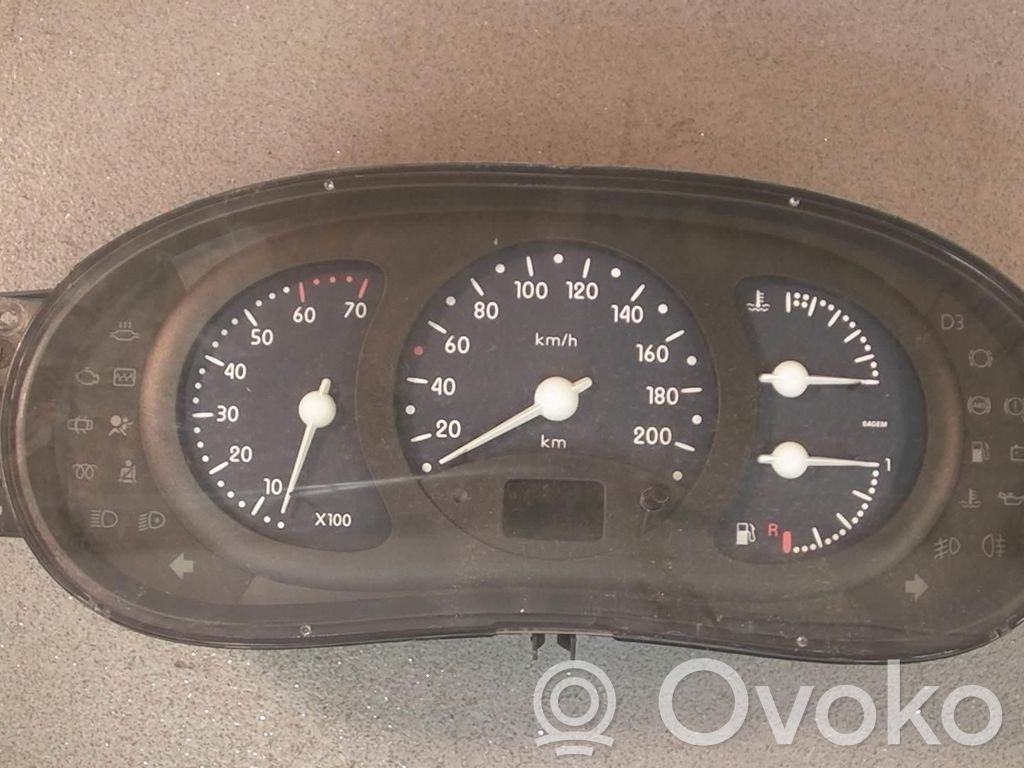 Renault Clio II Tachimetro (quadro strumenti) 