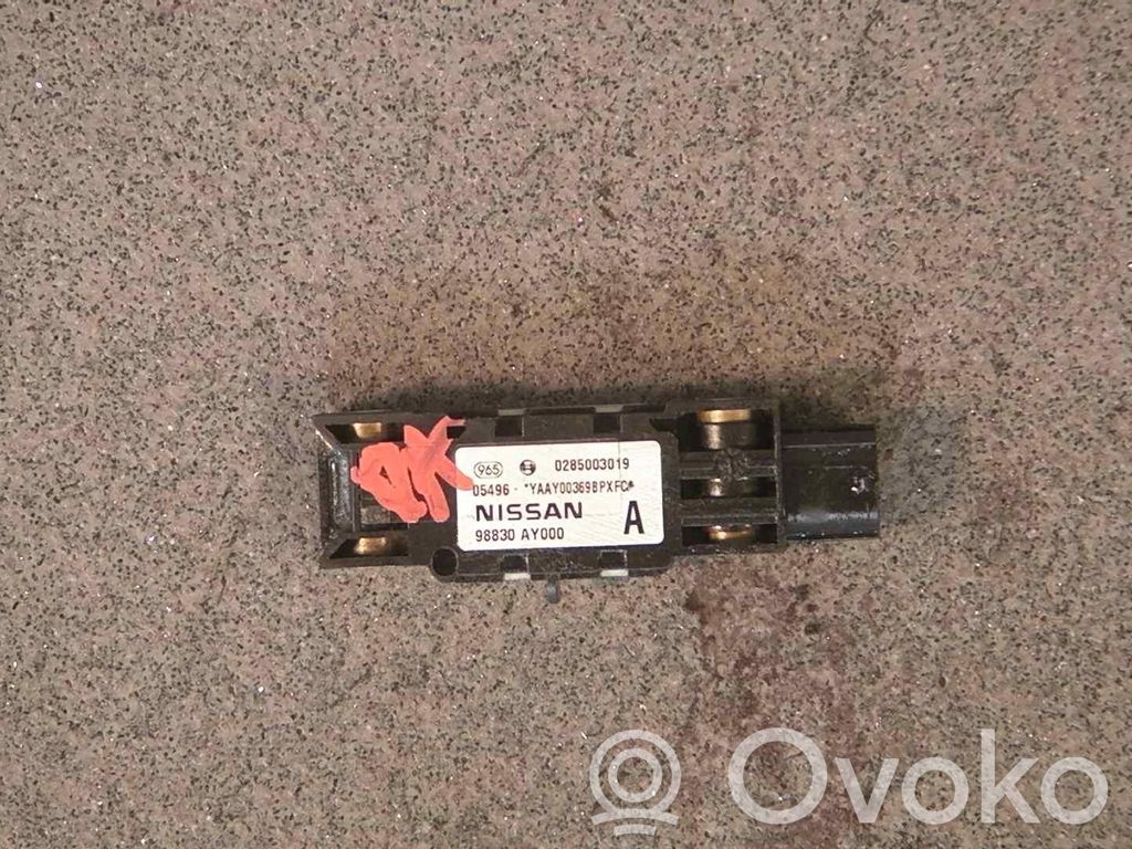 Sensor impacto/accidente para activar Airbag