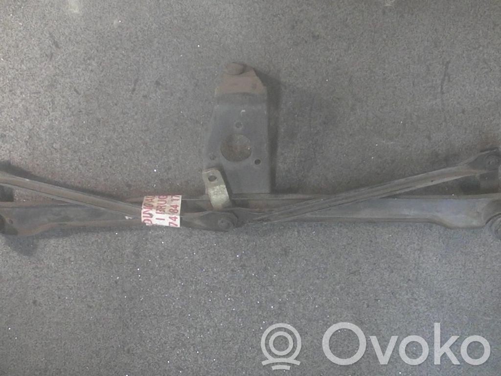 Front wiper linkage