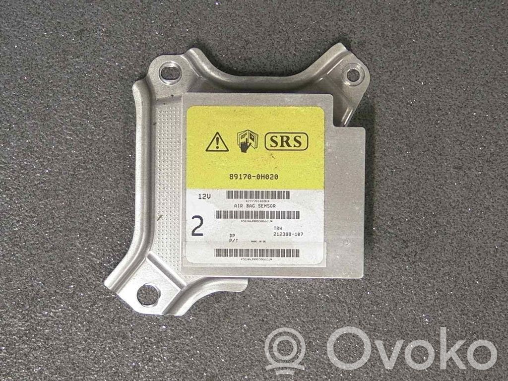Toyota Aygo AB10 Airbag control unit/module 