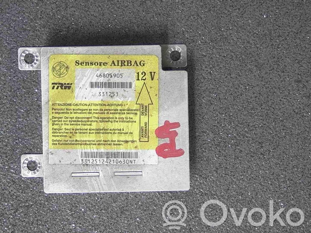 Fiat Punto (188) Sterownik / Moduł Airbag 