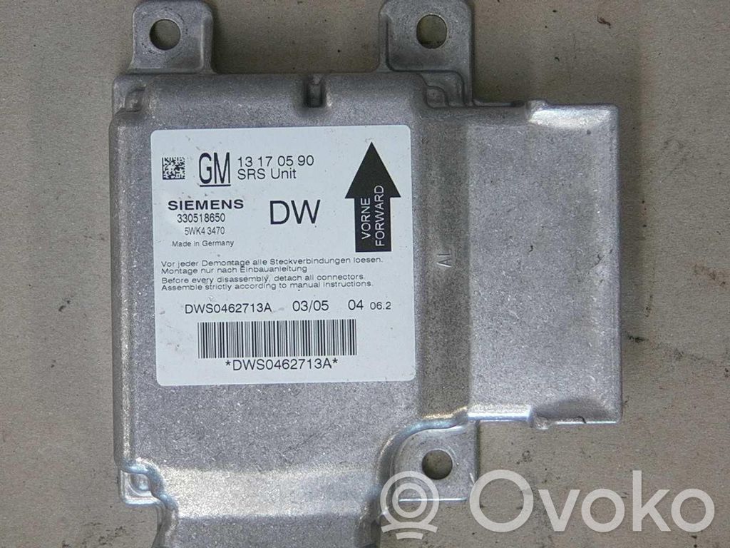 Opel Vectra C Centralina/modulo airbag 