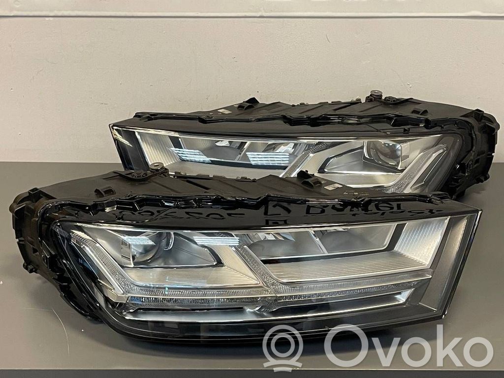 Audi Q7 4M Scheinwerfer Satz Set 