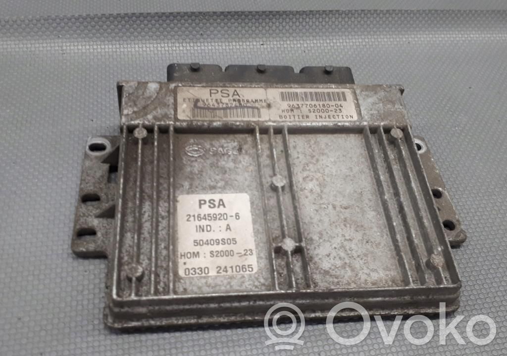 Engine control unit/module ECU   9643782480