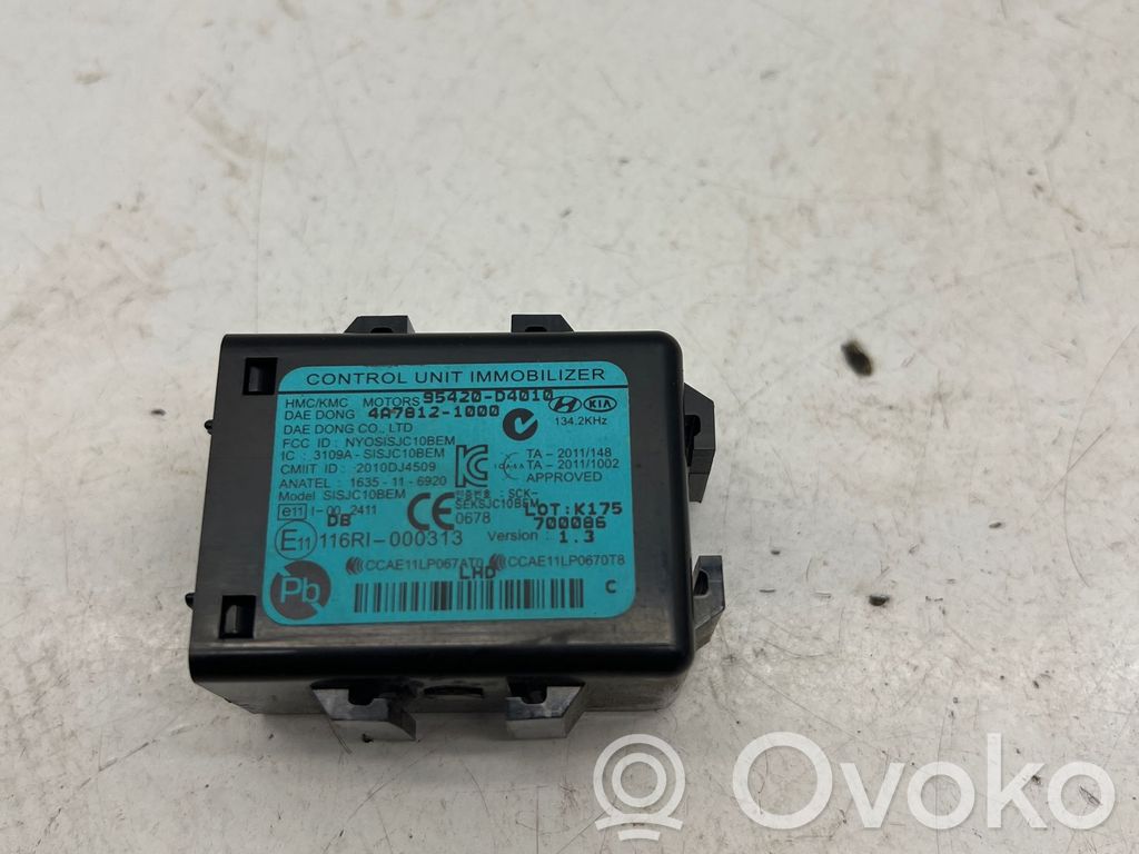 KIA Optima Immobilizer control unit/module 