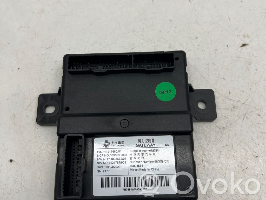 MG ZS Other control units/modules 
