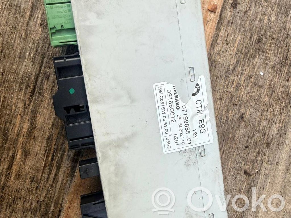 Unité de commande de toit cabriolet   7199885