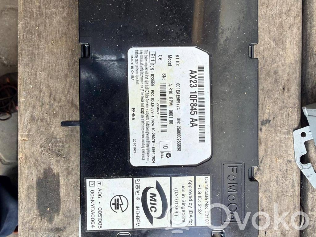Jaguar XF X250 Bluetooth control unit module 