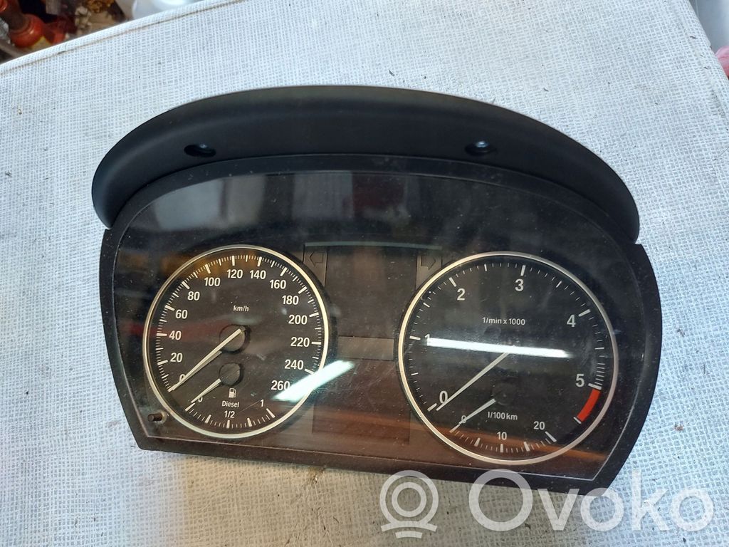 BMW 3 E90 E91 Speedometer (instrument cluster) 