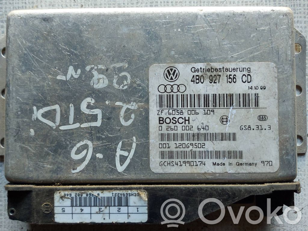 Audi A6 S6 C5 4B Gearbox control unit/module 