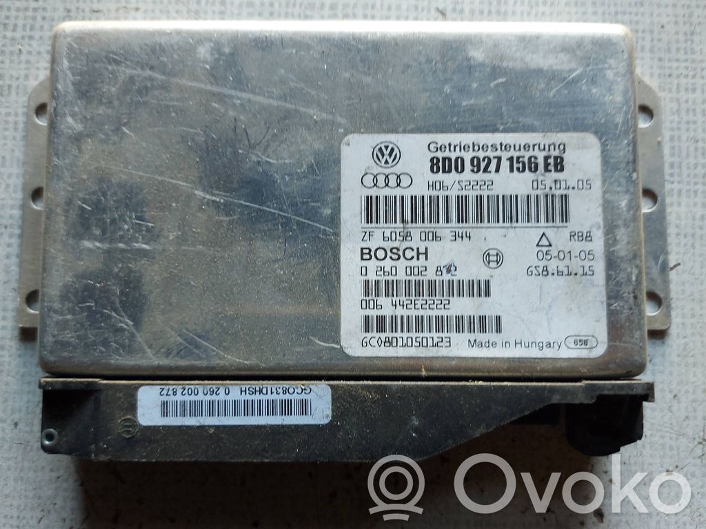 Gearbox control unit/module   8D0927156EB,0260002877,ZF6058006344