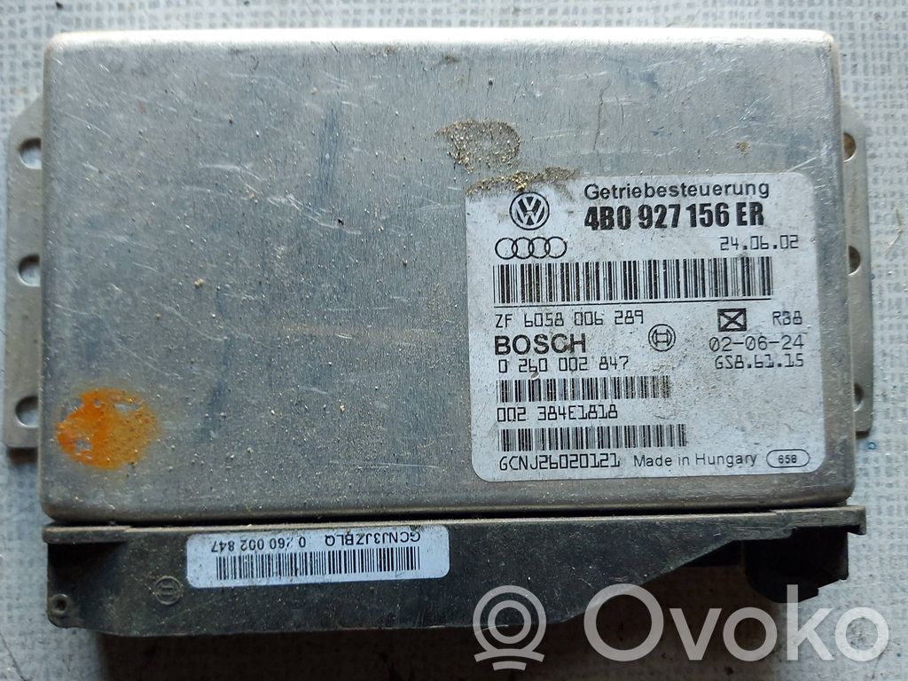 Gearbox control unit/module   4B0927156ER