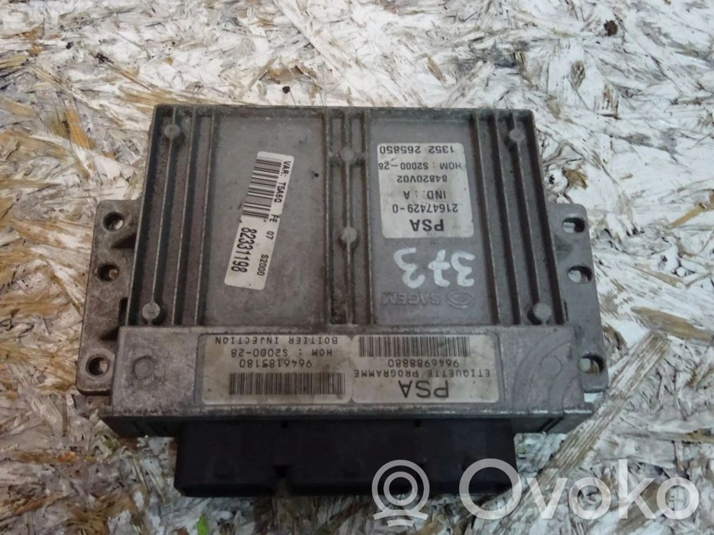 Peugeot 307 Unitate control motor/modul ECU 
