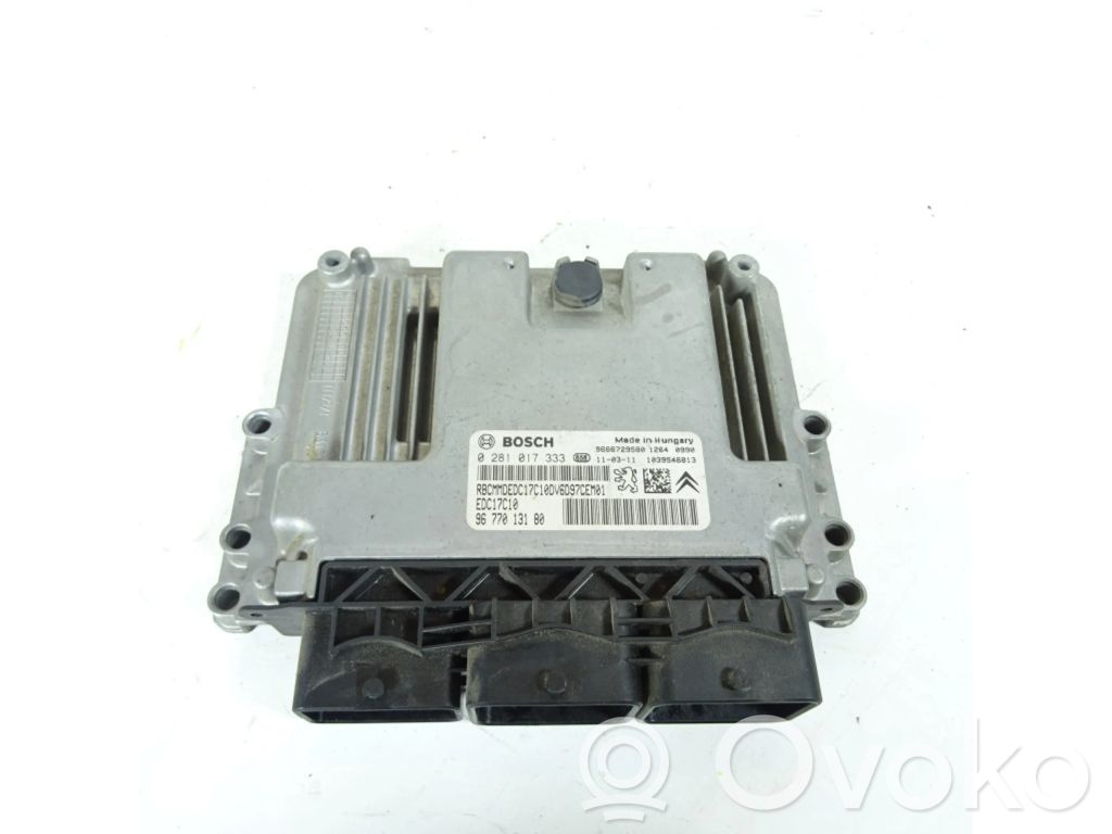 Engine control unit/module ECU   9677013180,9677013180