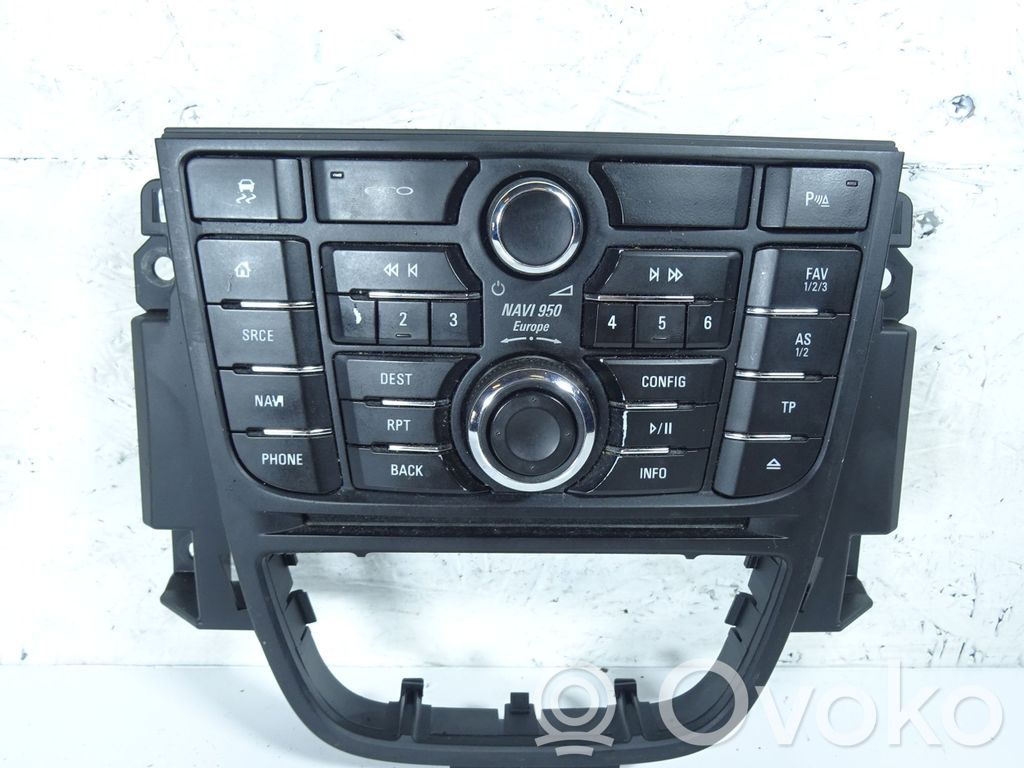 Opel Astra J Unidad delantera de radio/CD/DVD/GPS 