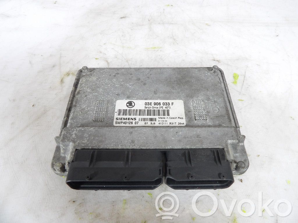 Engine control unit/module ECU   03E906033F,03E906033F