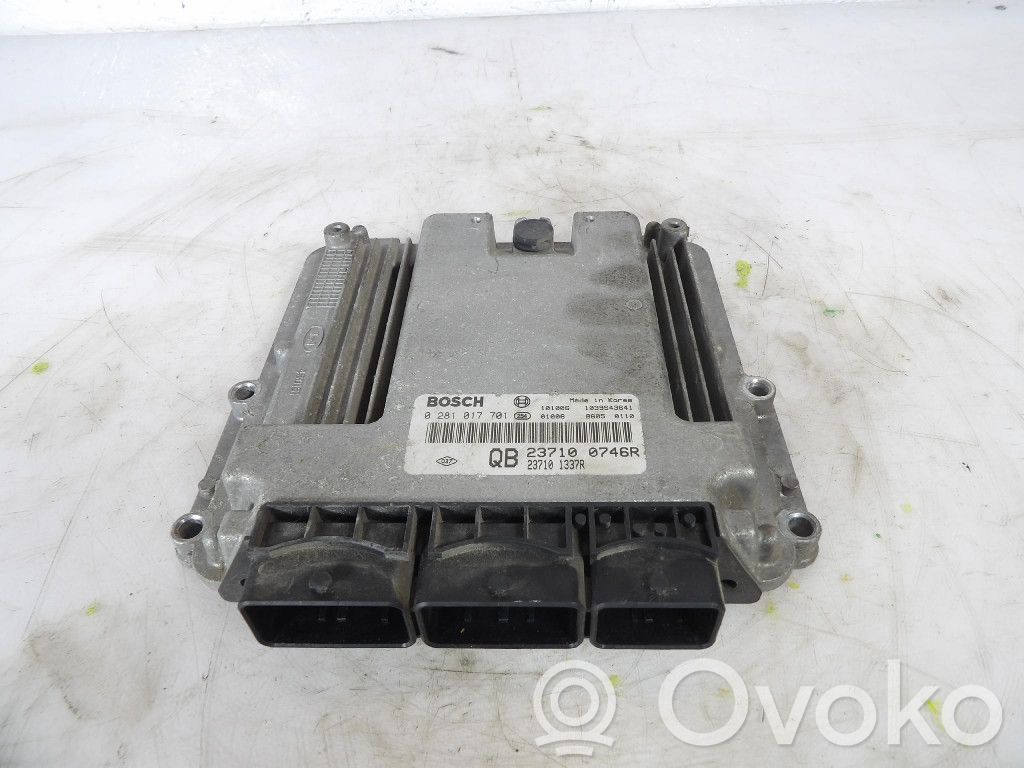 Engine control unit/module ECU   237100746R,237100746R