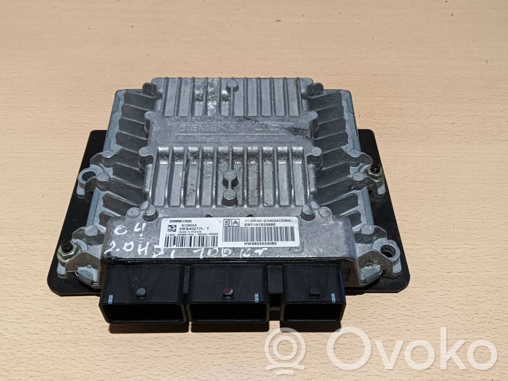 Citroen C4 I Engine control unit/module 