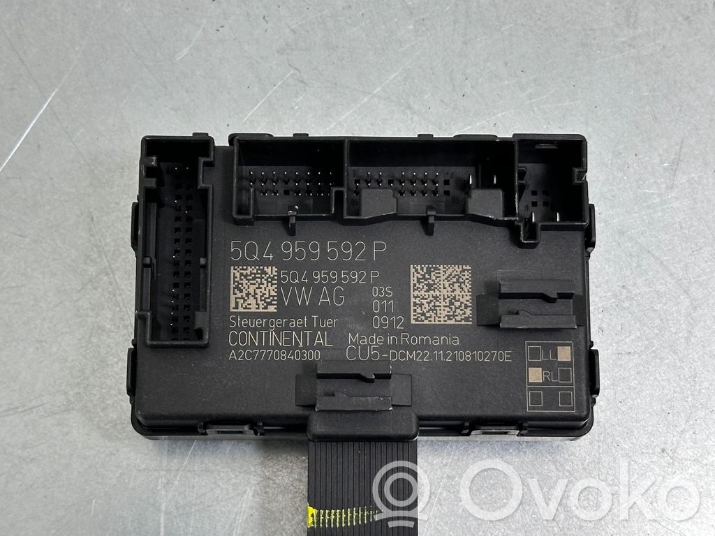 Skoda Kodiaq Door control unit/module 
