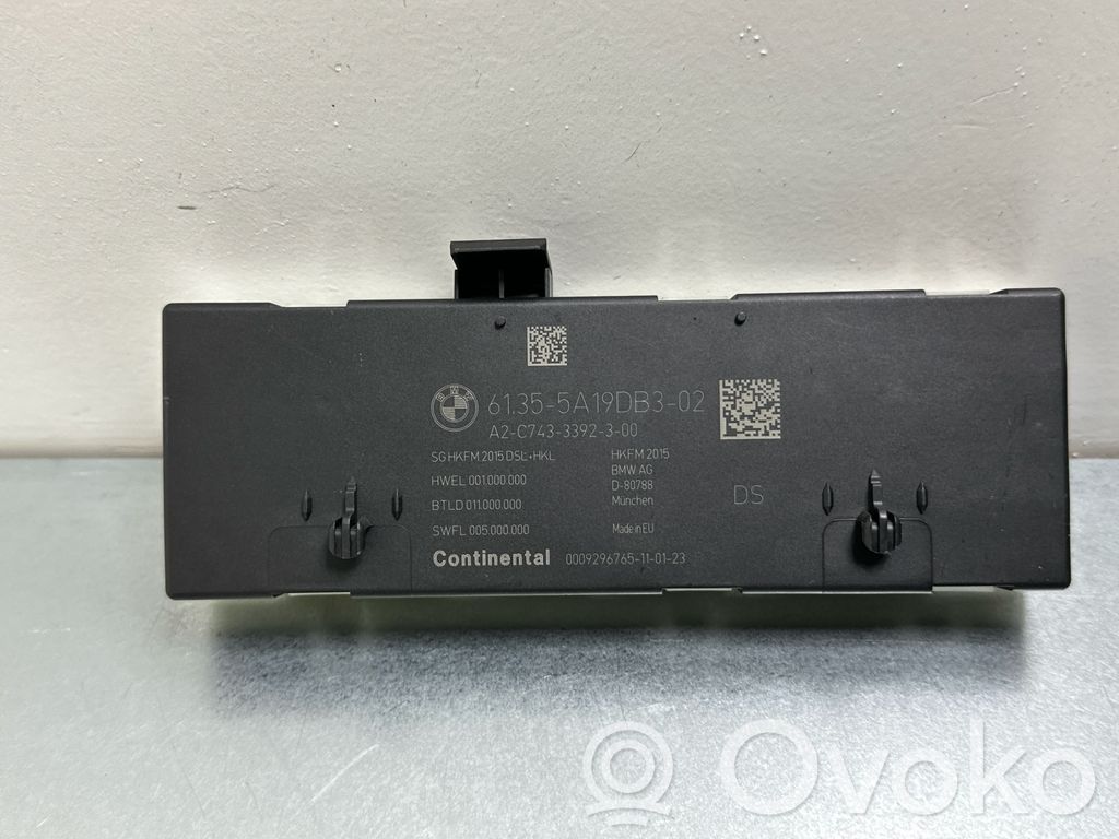 BMW 3 G20 G21 Tailgate/trunk control unit/module 