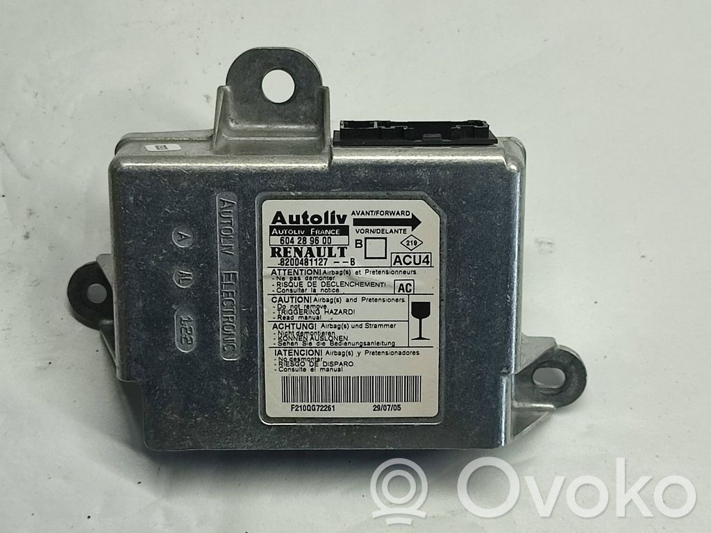Renault Megane II Airbag control unit/module 