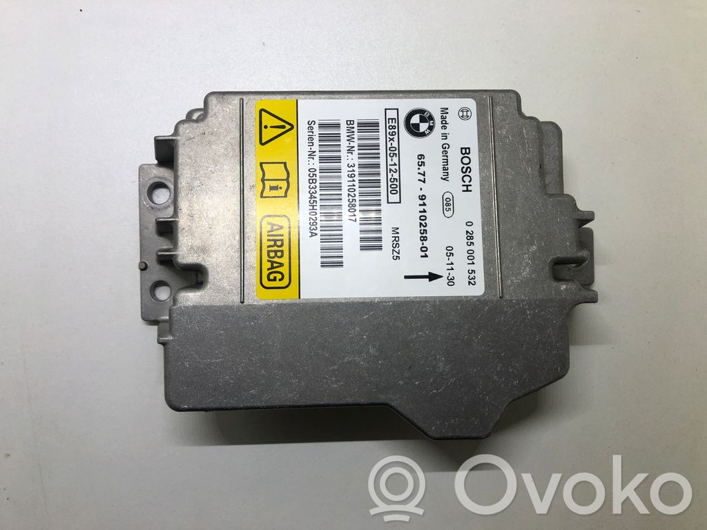 BMW 3 E90 E91 Unidad de control/módulo del Airbag 