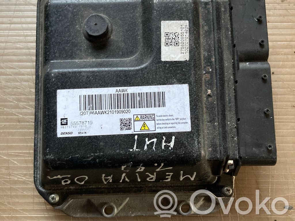 Opel Meriva B Engine control unit/module 