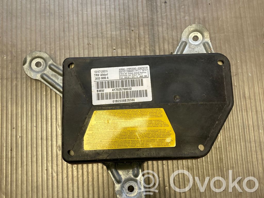 BMW X5 E53 Airbag de la puerta trasera 