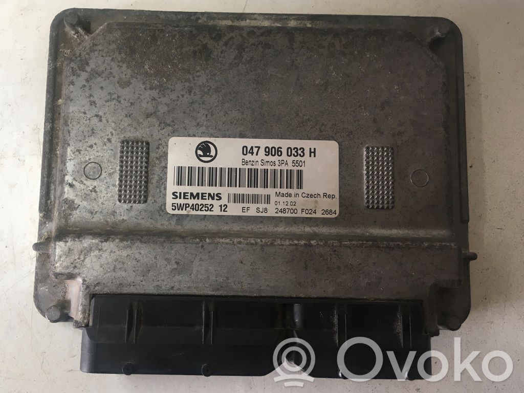 Skoda Fabia Mk1 (6Y) Engine control unit/module 