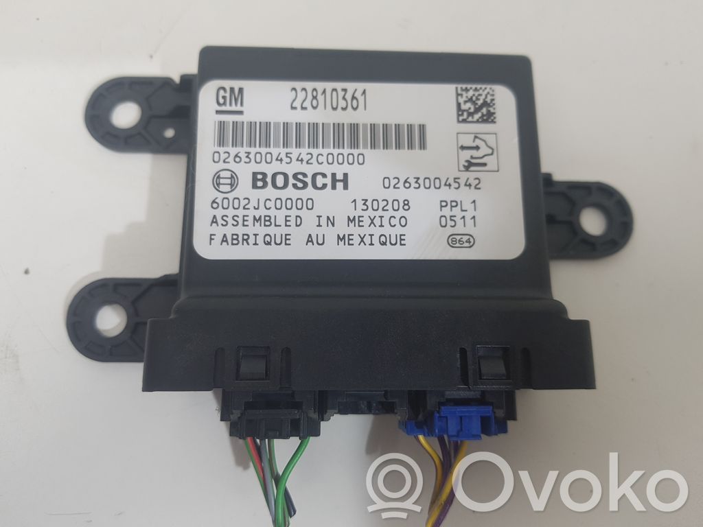 Opel Astra J Sterownik / Moduł parkowania PDC 
