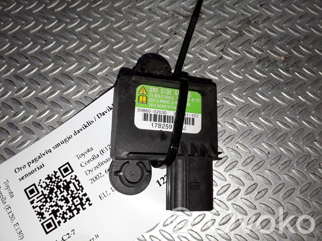 Airbagsensor Crashsensor Drucksensor   8986002030