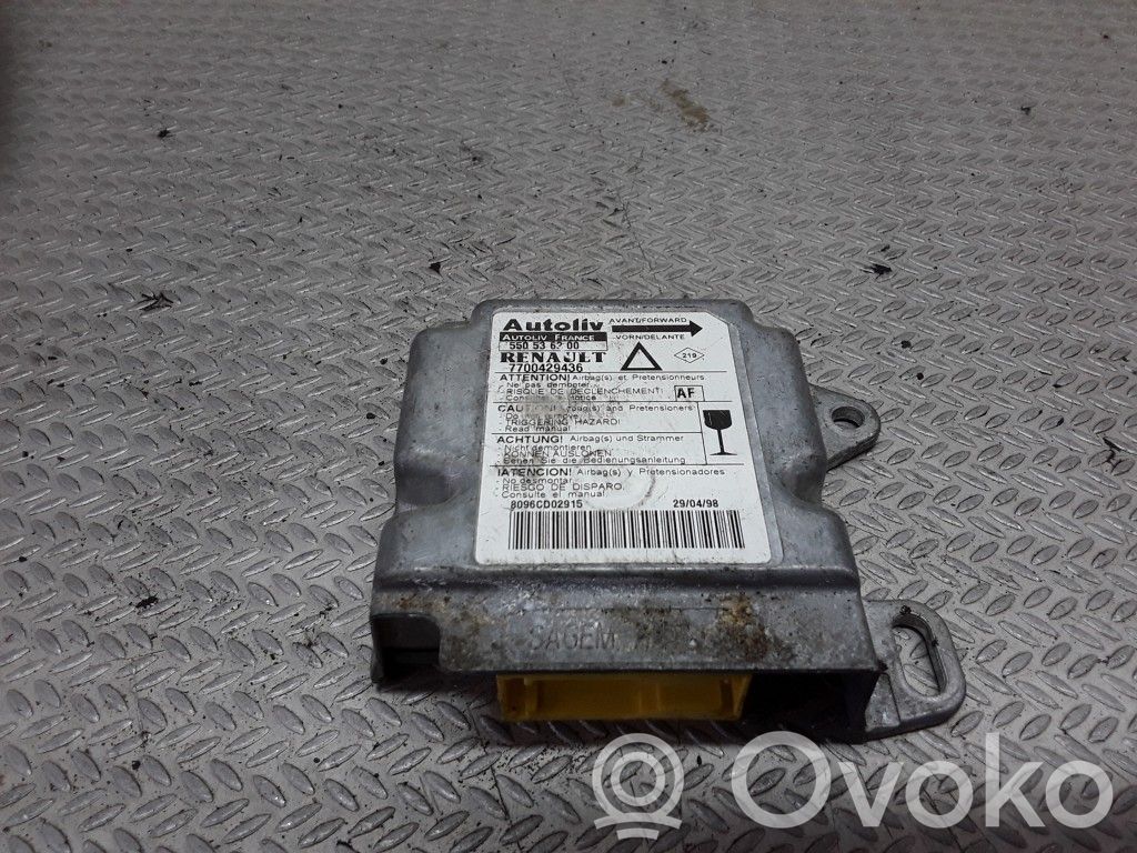 Renault Laguna I Airbag control unit/module 