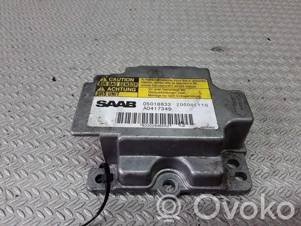 Saab 9-3 Ver1 Airbag control unit/module 