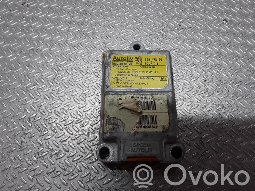 Peugeot 206 Module de contrôle airbag 