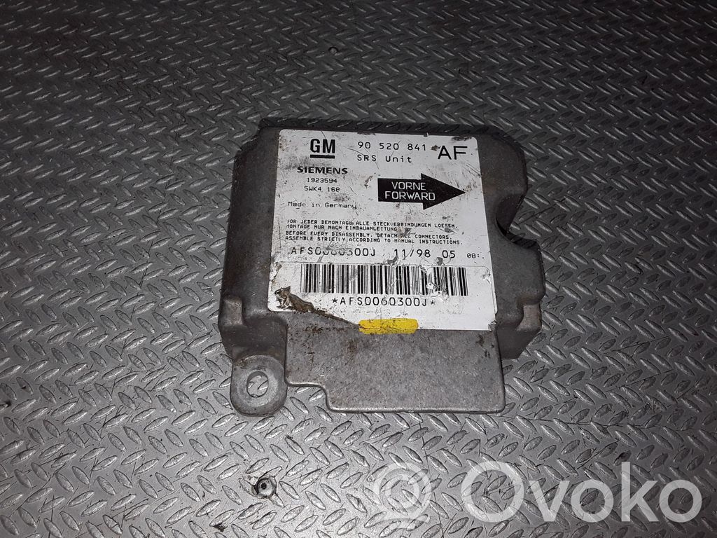Opel Astra G Airbag control unit/module 