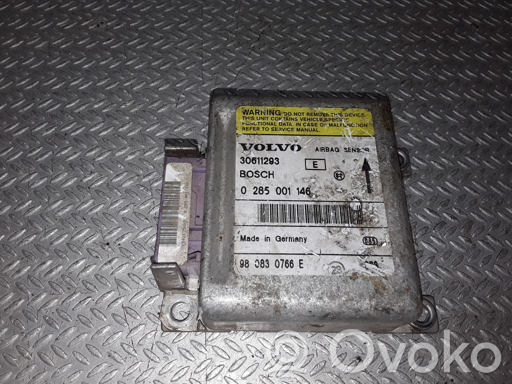 Unitate/modul de comandă airbaguri   0285001146,30611293
